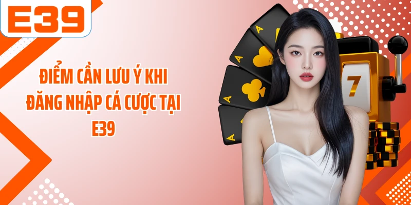 Điểm cần lưu ý khi đăng nhập cá cược tại E39